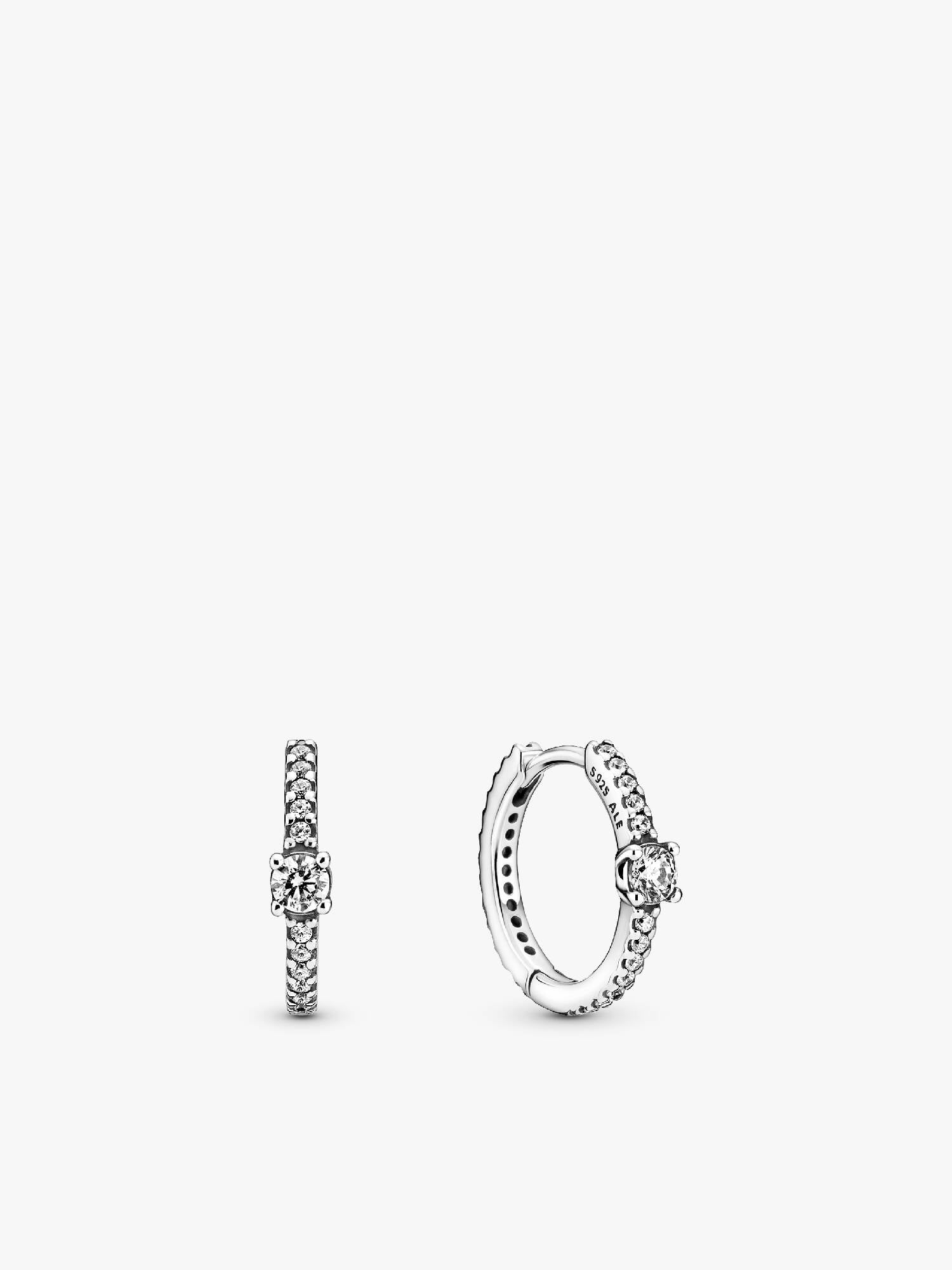 Sparkling Hoop Earrings