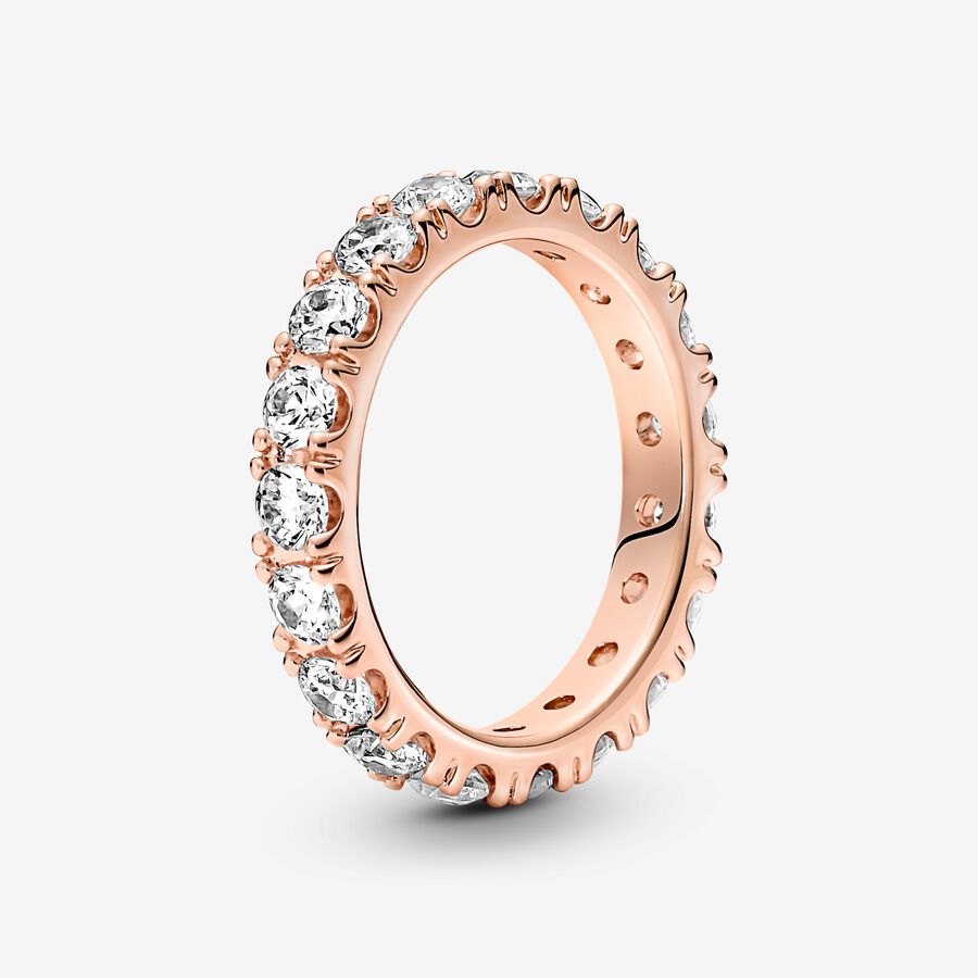 Sparkling Row Eternity Ring image number 0