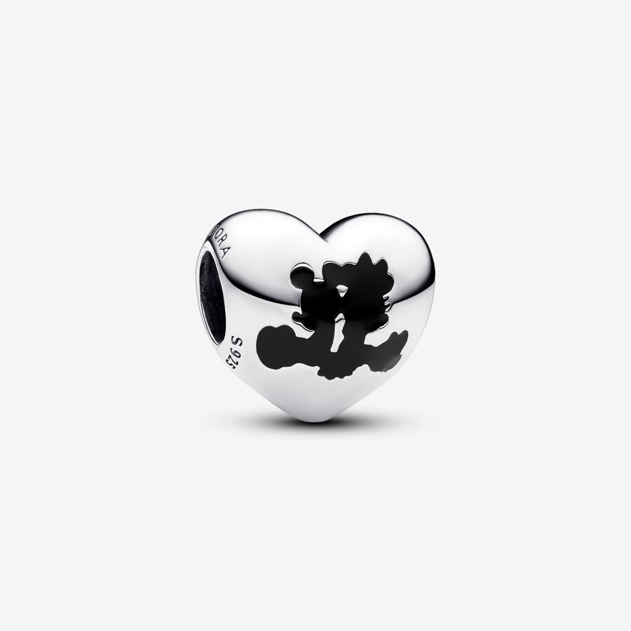 Disney Mickey Mouse & Minnie Mouse Heart Charm image number 0