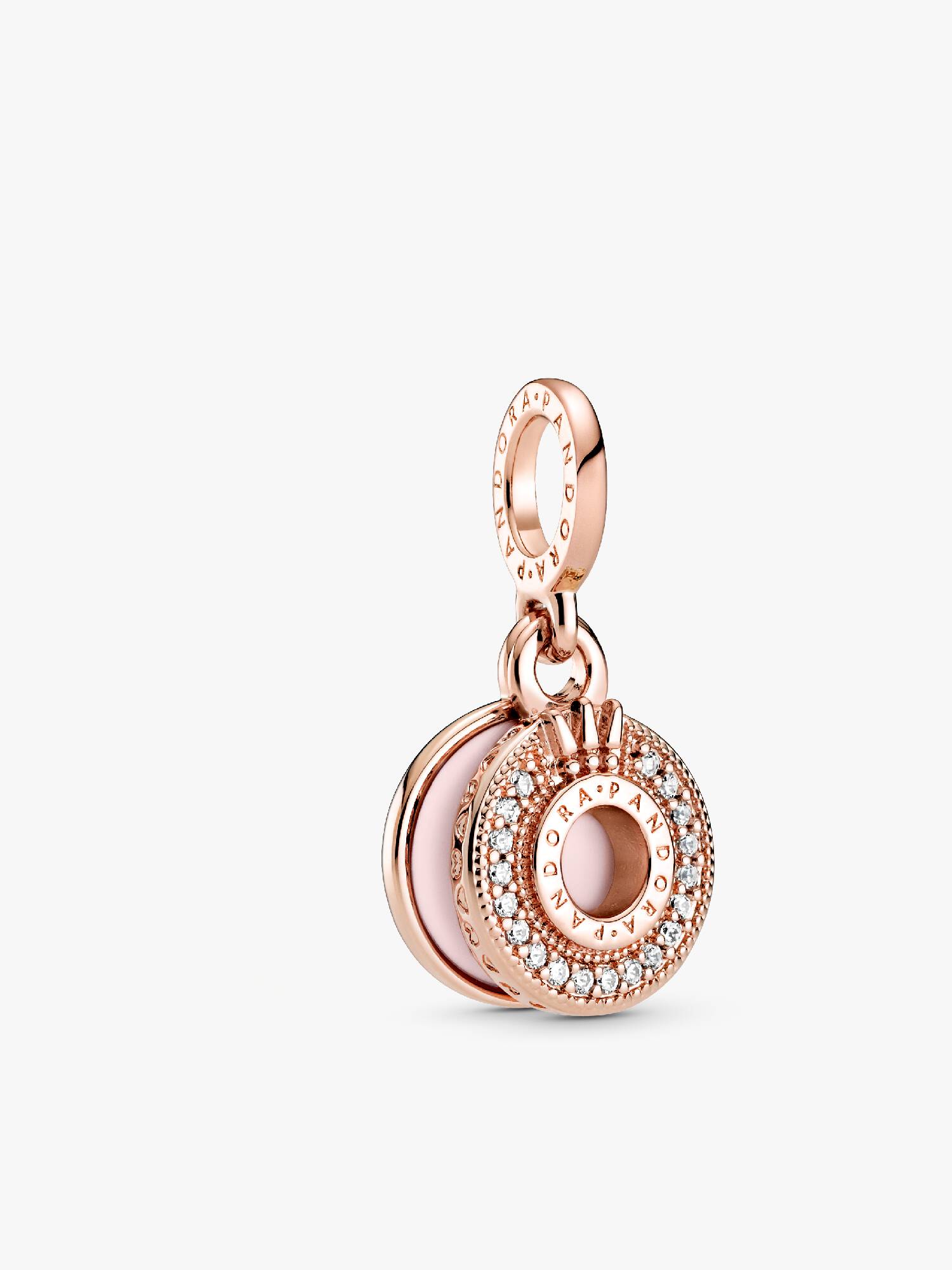 Sparkling Pavé Crown O Dangle Charm