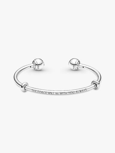 Pandora Moments Star Wars™ Light & Dark Side Logo Open Bangle