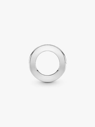 PANDORA Reflexions logo silver clip charm