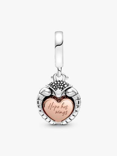 Pandora Club 2022 Ladybird & Heart Dangle Charm