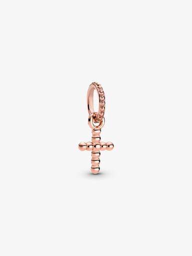 Beaded Cross Dangle Charm