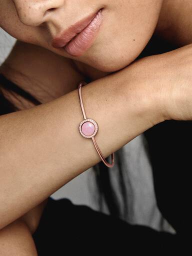 Pink Swirl Bangle