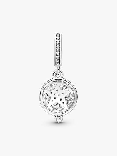 Magnified Star Double Dangle Charm