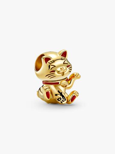 Cute Fortune Cat Charm