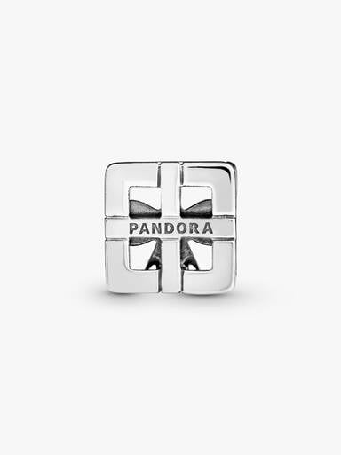 PANDORA Reflexions gift silver clip charm