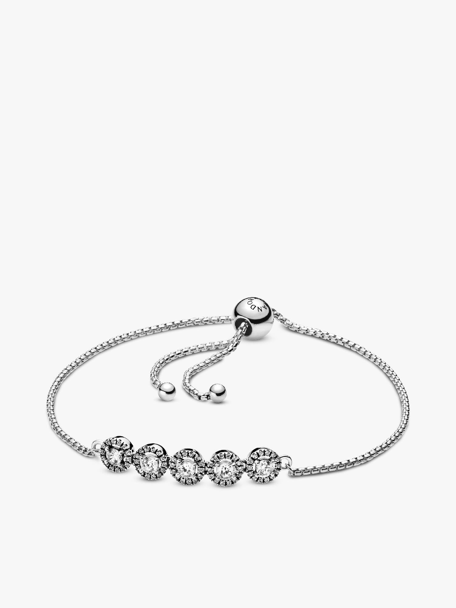 Round Sparkle Slider Bracelet