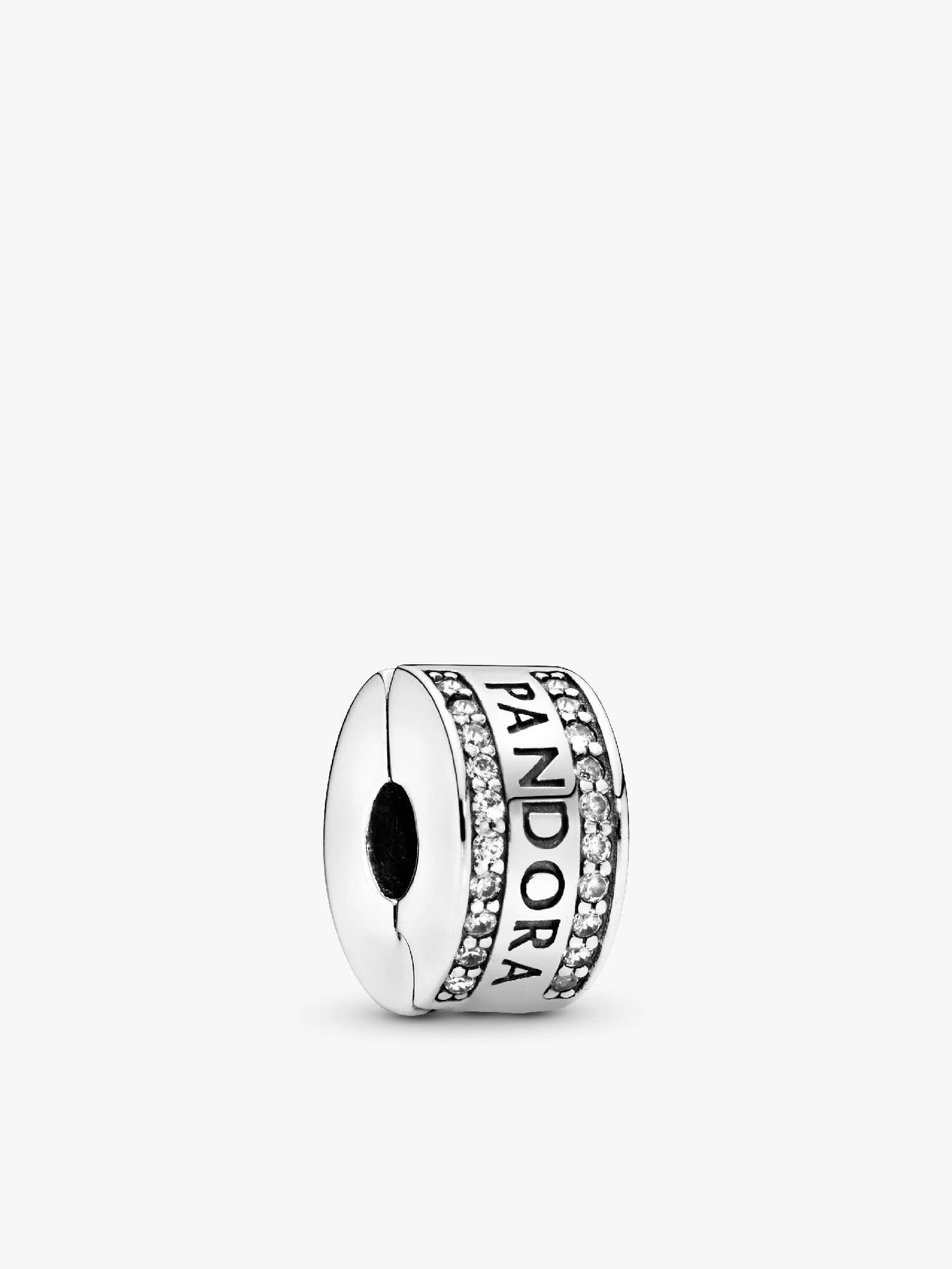 Pandora Logo Clip Charm