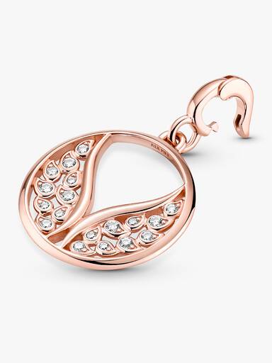 Pandora ME Burning Wings Medallion Charm