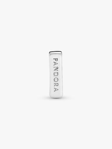 PANDORA Reflexions silver clip charm with clear cubic zirconia