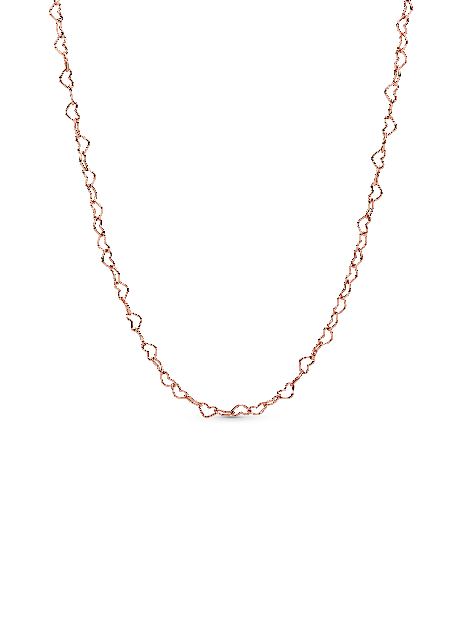 Joined hearts Pandora Rose necklace