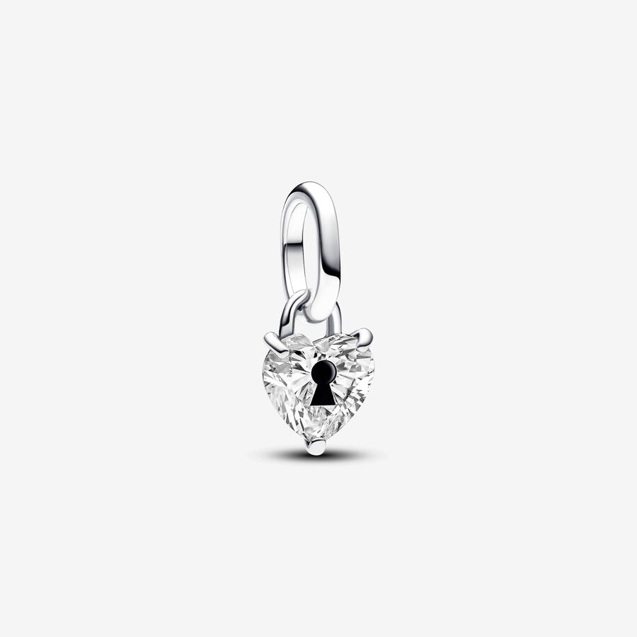 Pandora ME Keyhole Heart Mini Dangle Charm image number 0