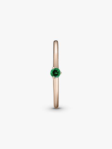 Green Solitaire Ring