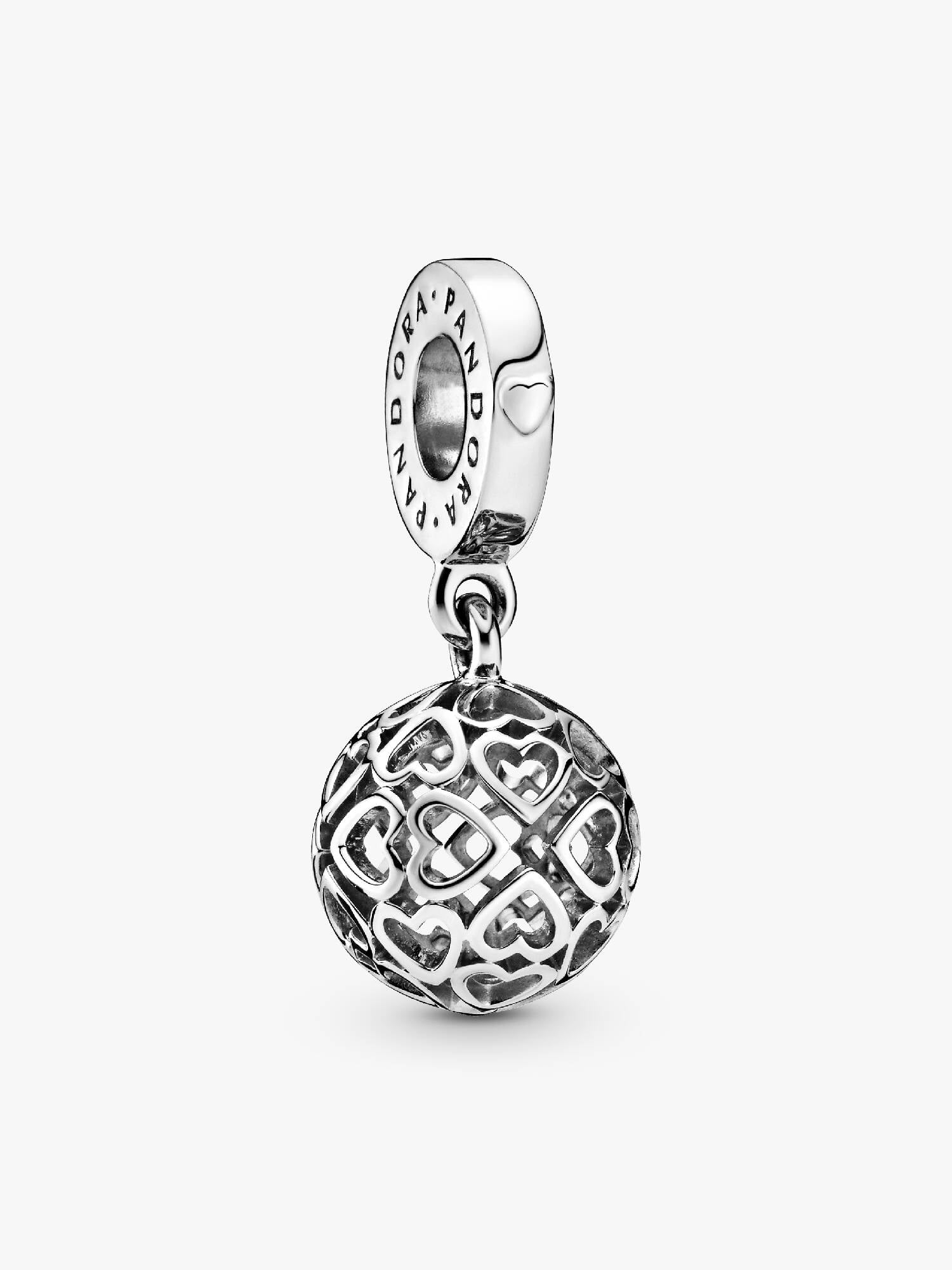 Hearts silver dangle