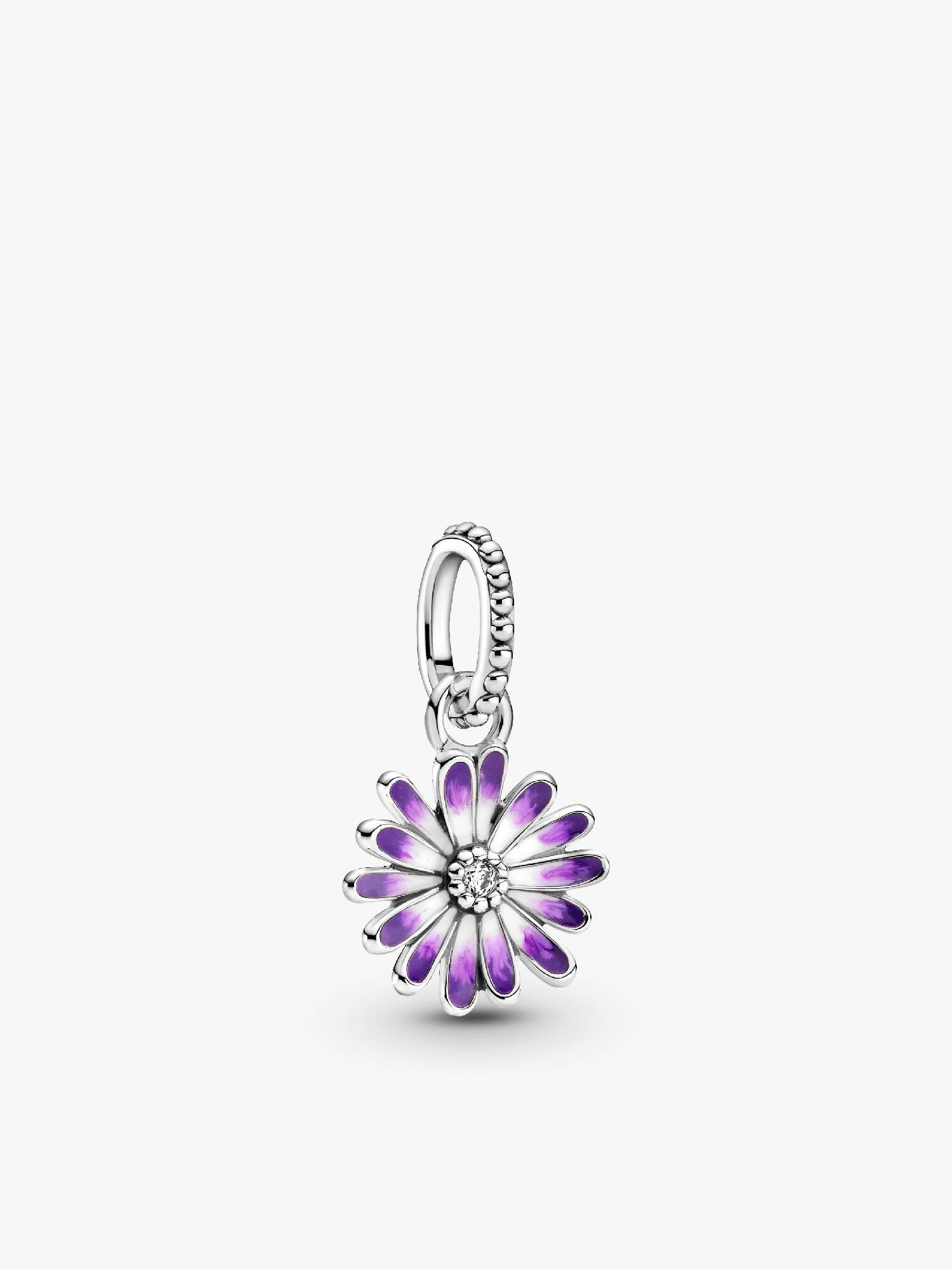Purple Daisy Dangle Charm