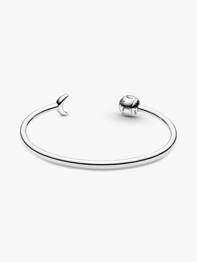 Pandora Moments Moon & Stars Open Bangle