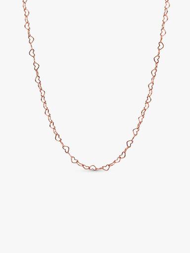 Joined hearts Pandora Rose necklace