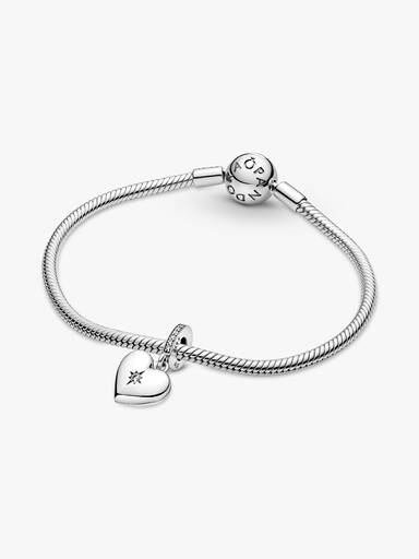 Openable Heart Locket Dangle Charm