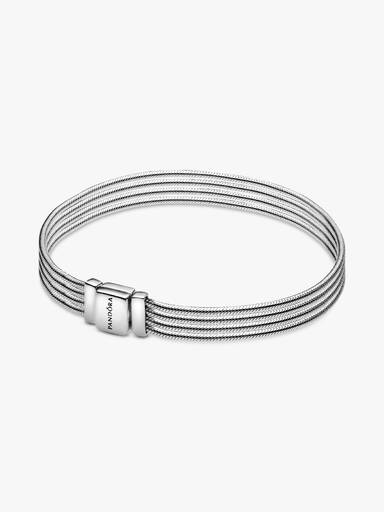 Pandora Reflexions multi snake chain silver bracelet
