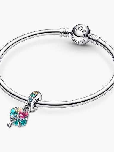 Togetherness Tree Murano Glass Dangle Charm