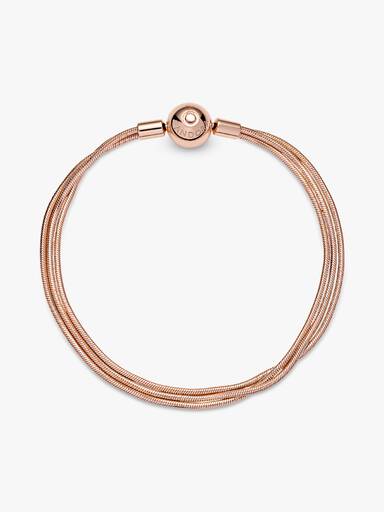 Pandora Moments Multi Snake Chain Bracelet