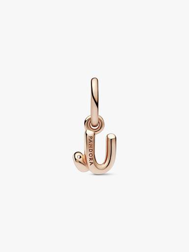 Letter u Script Alphabet Dangle Charm