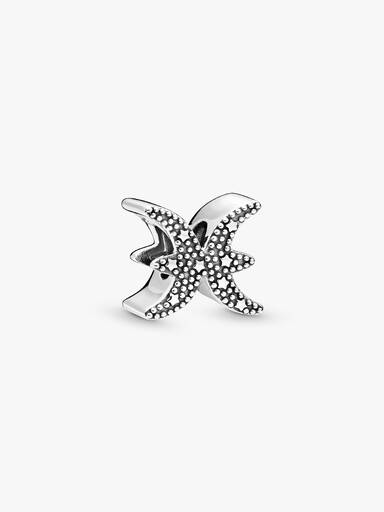 Sparkling Pisces Zodiac Charm