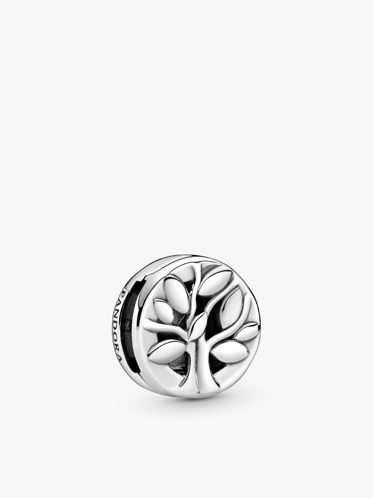 PANDORA Reflexions family tree silver clip charm