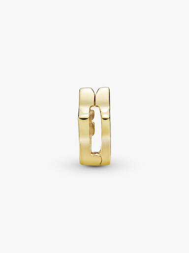 PANDORA Reflexions star clip charm in 14k gold-plated