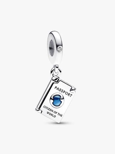 Openable Passport Dangle Charm