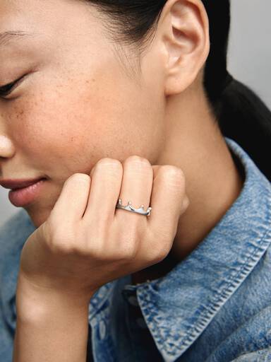 Polished Crown Ring