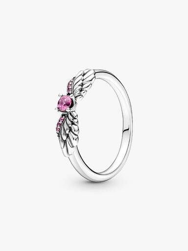 Sparkling Angel Wings Ring