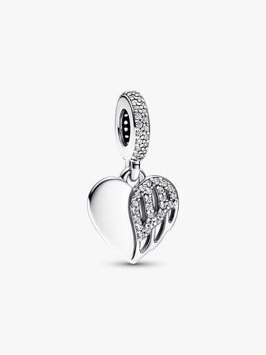 Heart & Angel Dangle Charm