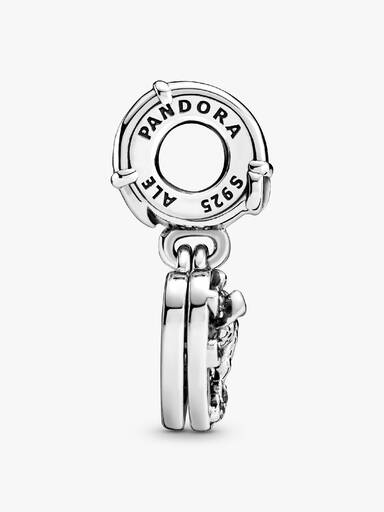 Disney Lady and the Tramp Heart Dangle Charm