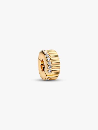 Ribbed Clip Charm