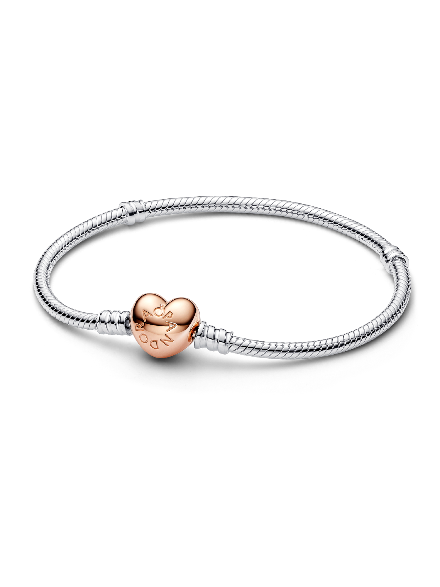 Heart & Snake Chain Bracelet