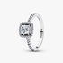 Sparkling Square Halo Ring Sparkling Square Halo Ring