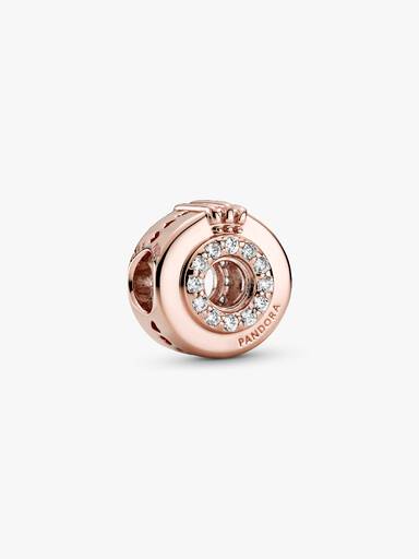 Open Centre Pavé Crown O Charm
