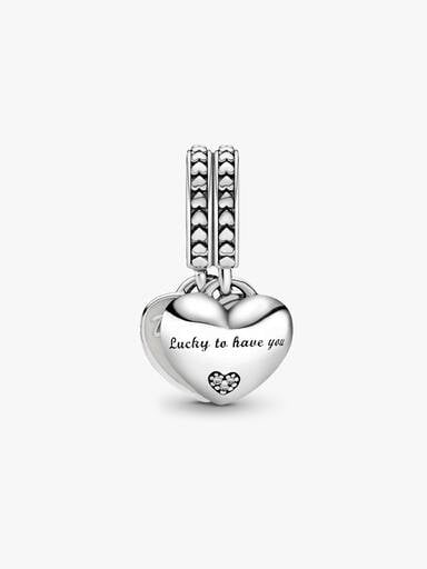 Daughter- & Mother in Law Split Dangle Charm