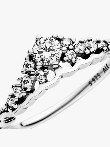 Fairy Tale Tiara Wishbone Ring