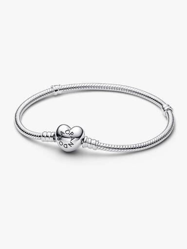 Heart & Snake Chain Bracelet