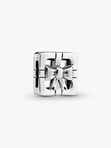 PANDORA Reflexions gift silver clip charm