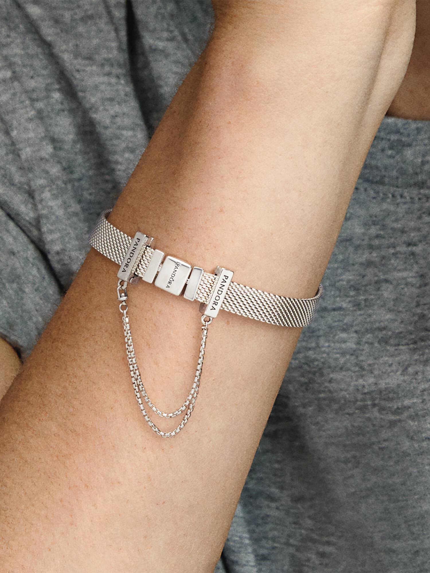 PANDORA Reflexions silver safety chain