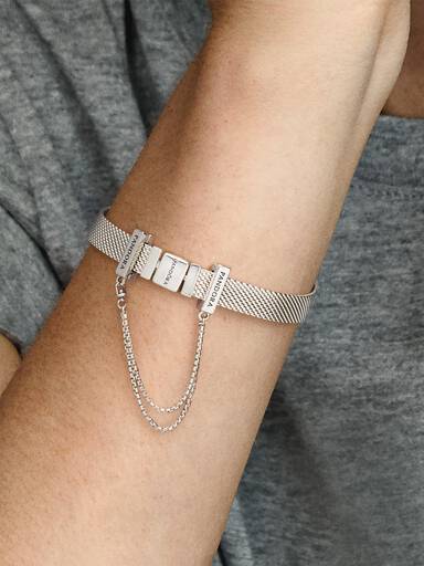 PANDORA Reflexions silver safety chain