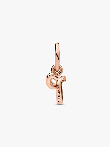 Letter p Script Alphabet Dangle Charm