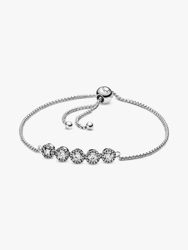Round Sparkle Slider Bracelet