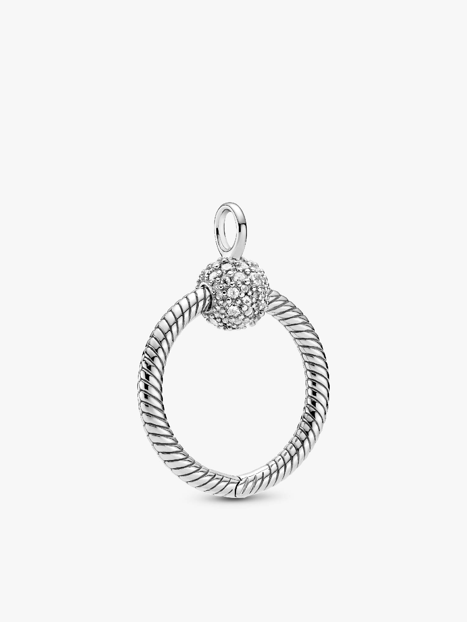 Pandora Moments Small Pavé O Pendant