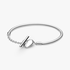 Heart T-Bar Snake Chain Bracelet Heart T-Bar Snake Chain Bracelet